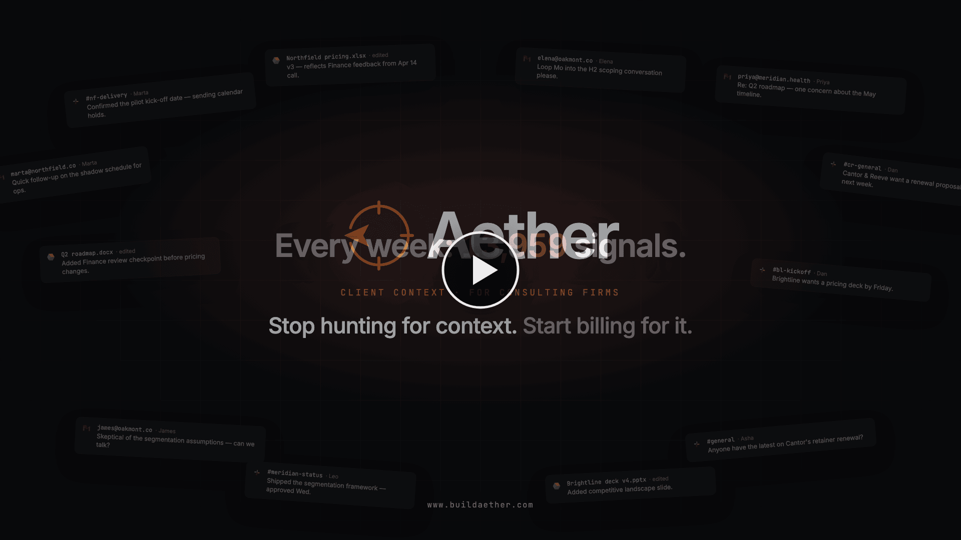 Aether brand video preview